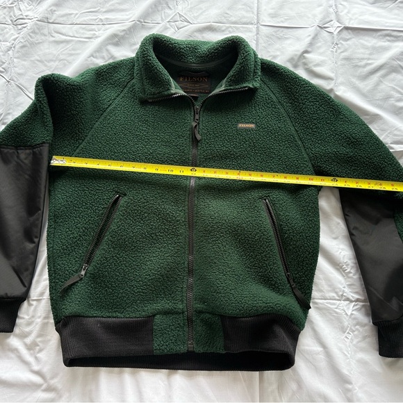 Filson Men's Forest Green Fleece Jacket - Picture 2 of 2